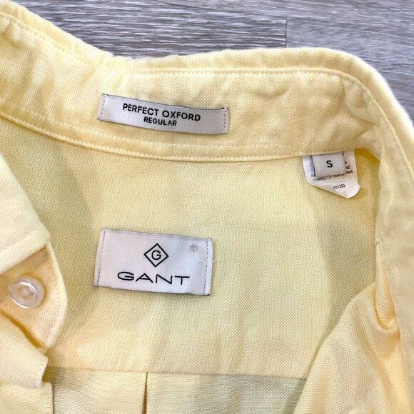 GANT MENS Regular Fit Perfect Oxford Button Up Shirt S Summer Light - Picture 5 of 11